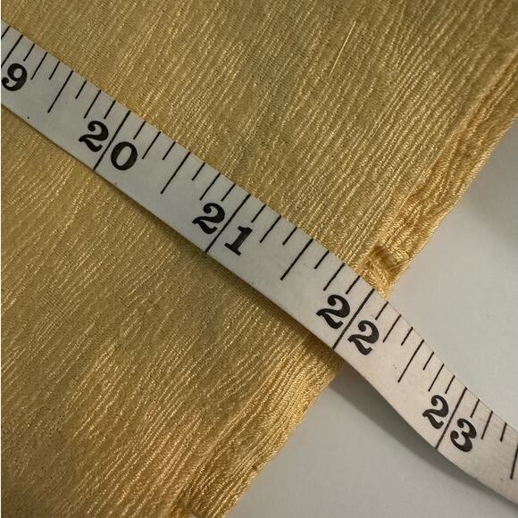 Vintage Albert Nipon Pencil Skirt 26" Waist Yellow Gold Textured Career Work - Picture 8 of 9